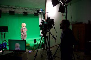 Musikvideo Produktion mit Greenscreen im Mietstudio Leipzig